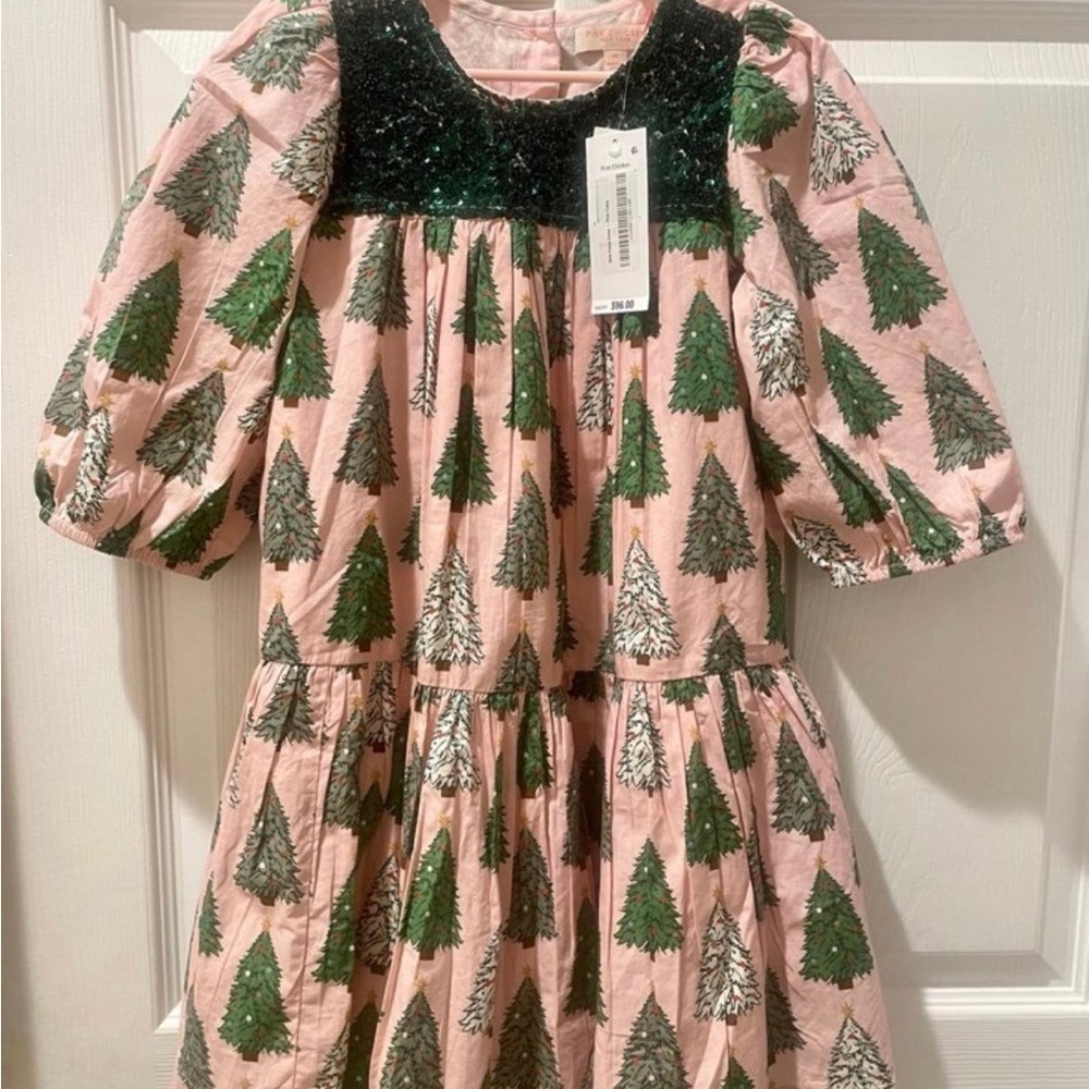 Pink Chicken Fiona Christmas Tree Dress